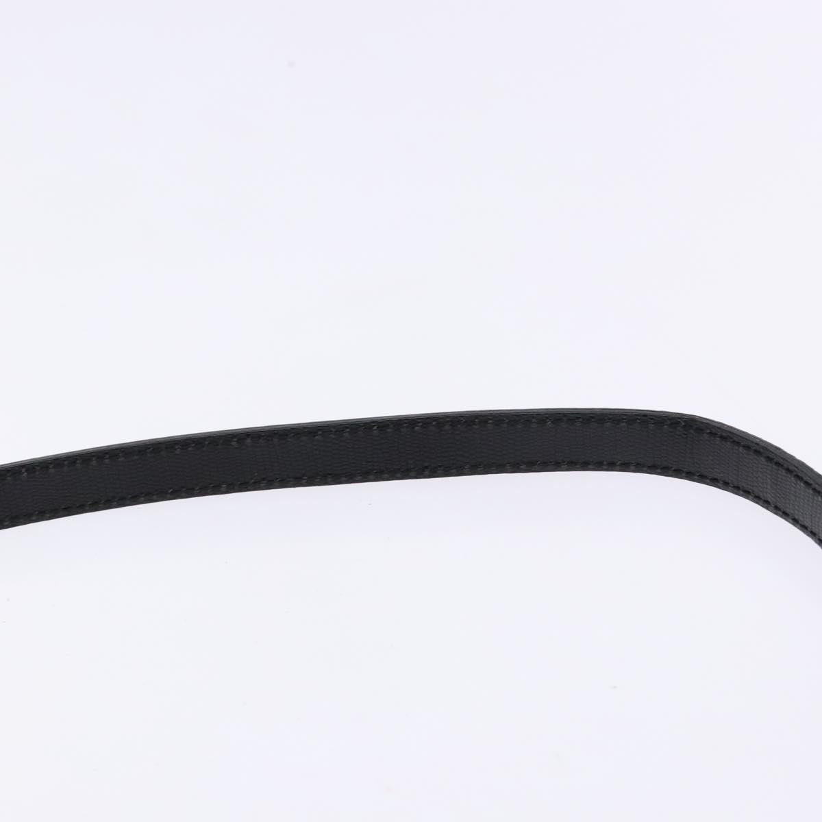 Celine Vintage Circle Logo Crossbody Bag Leather Black Leather Bag