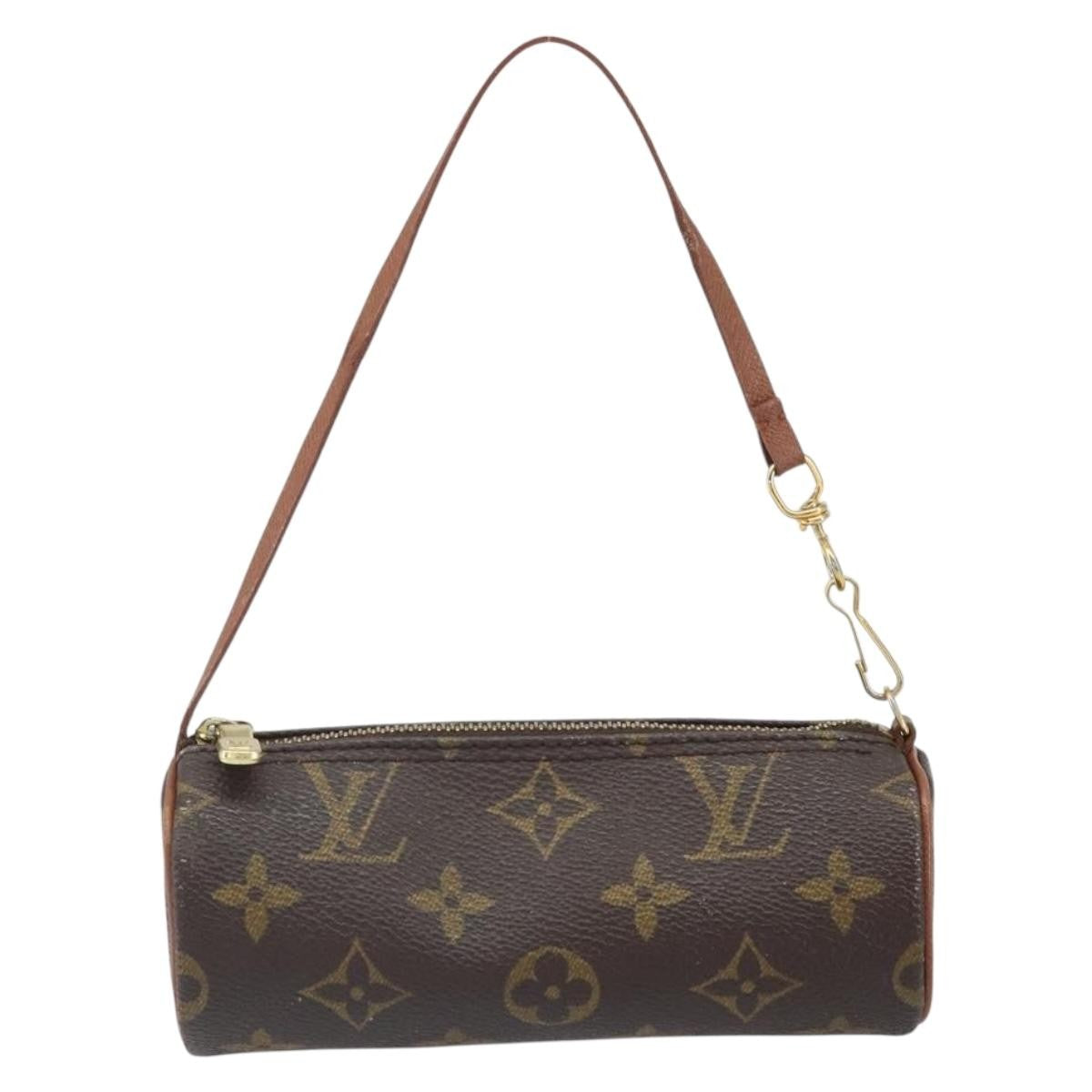 Louis Vuitton Papillon Pochette Monogram Canvas Brown Canvas Clutche & Pouche Bag