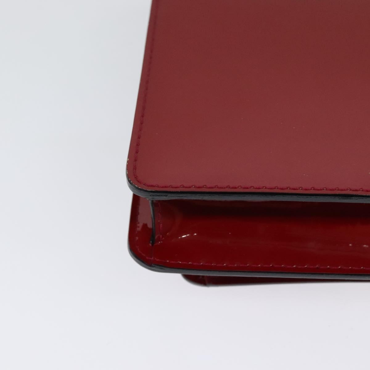 Louis Vuitton Monceau Handbag Vernis Red Patent_Leather Handbag