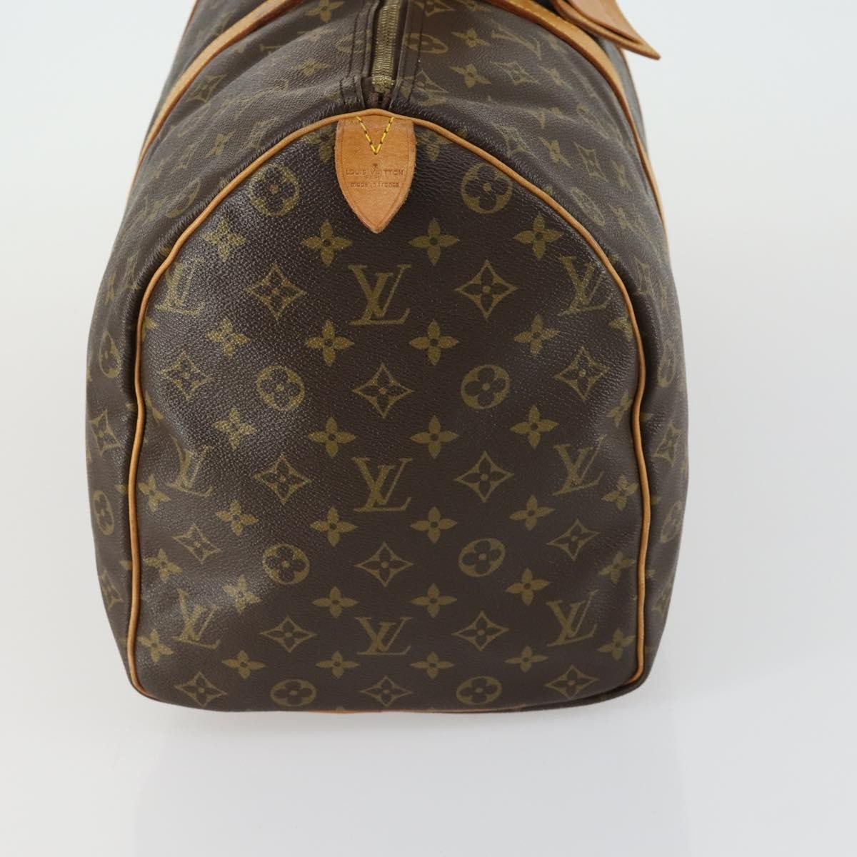 Louis Vuitton Keepall Bag Monogram Canvas Brown Canvas Travel Bag