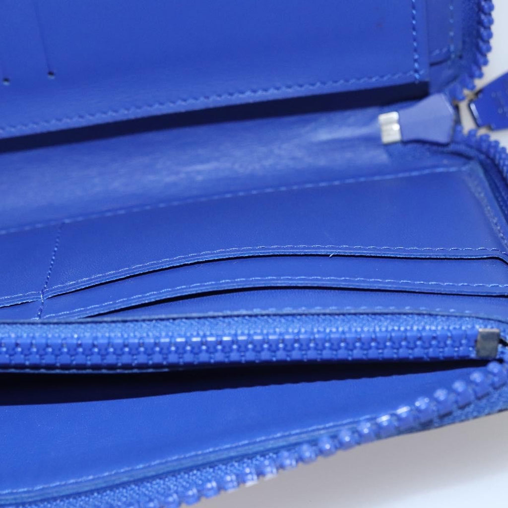 Louis Vuitton Portefeuille Zippy Monogramme Empreinte Monogramme Empreinte Blue Leather Wallets Accessory