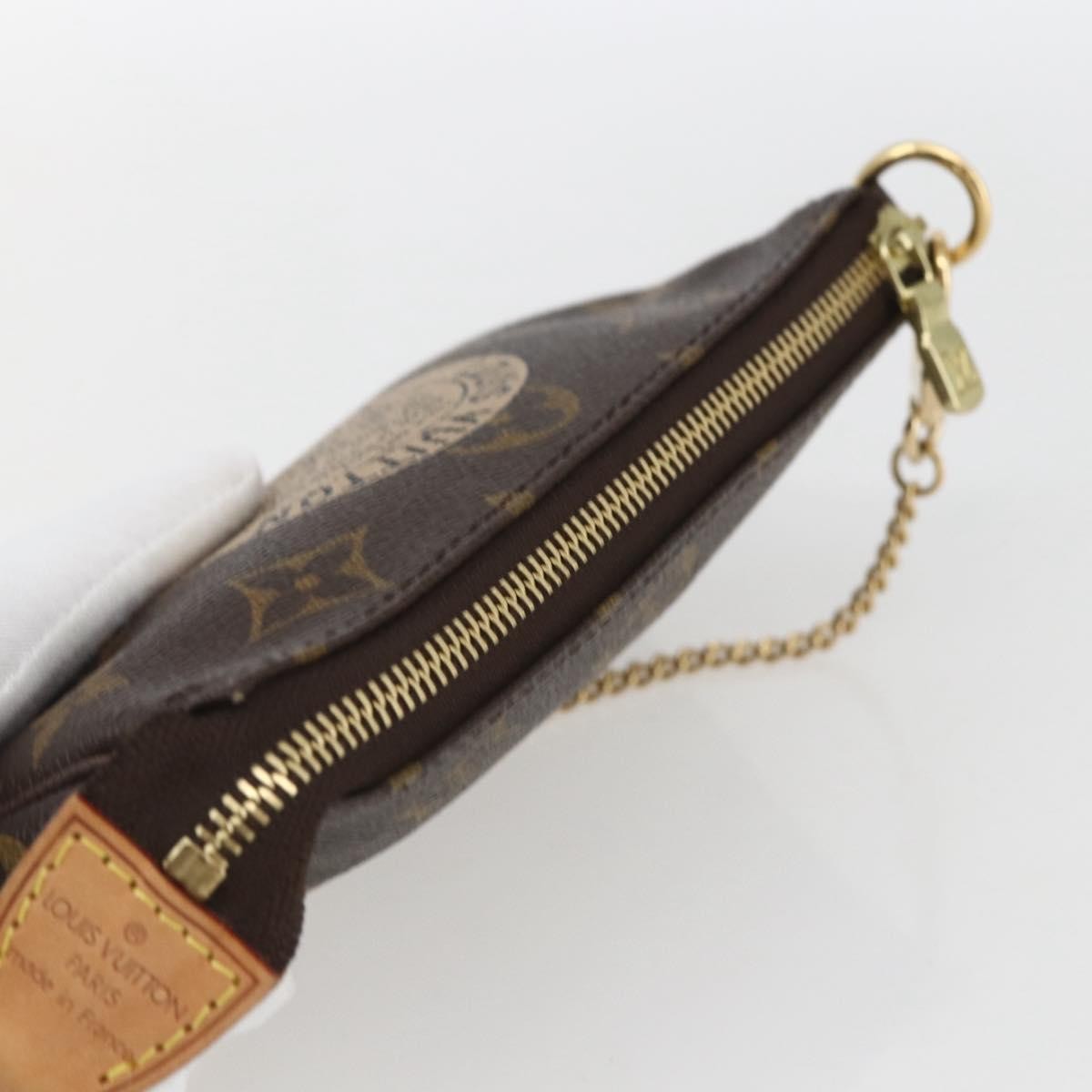 Louis Vuitton Pochette Accessoires Limited Edition Monogram Trunk Brown Canvas Clutche & Pouche Bag