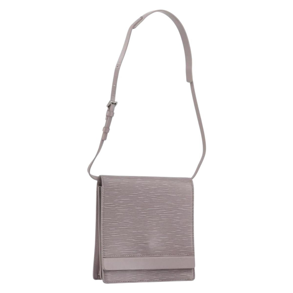 Louis Vuitton Biarritz Shoulder Bag Epi Leather Purple Leather Clutche & Pouche Bag