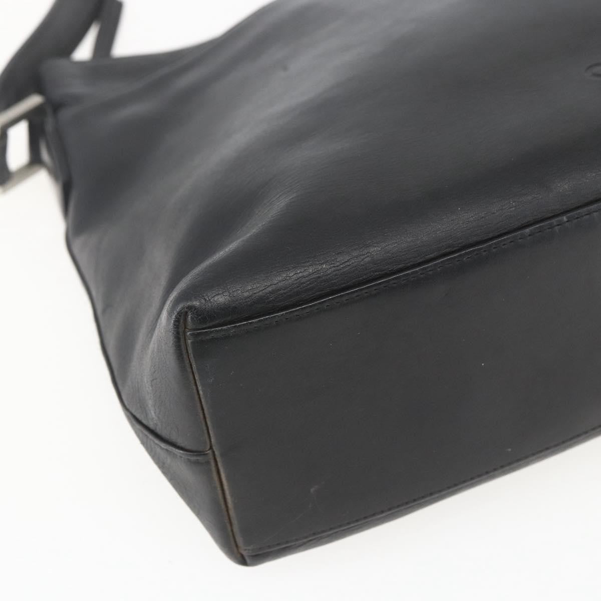 Chanel Vintage Shoulder Bag Leather Black Leather Shoulder Bag Bag