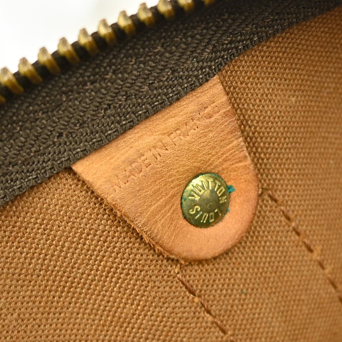 Louis Vuitton Keepall Bandouliere Bag Monogram Canvas Brown Canvas Travel Bag