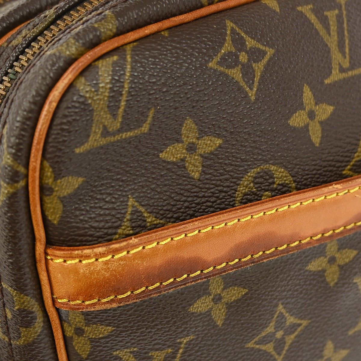Louis Vuitton Reporter Bag Monogram Canvas Brown Canvas Shoulder Bag