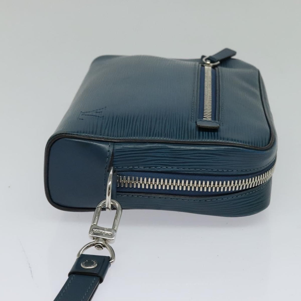 Louis Vuitton Neo Hoche Clutch Epi Leather Blue Leather Clutche & Pouche Bag