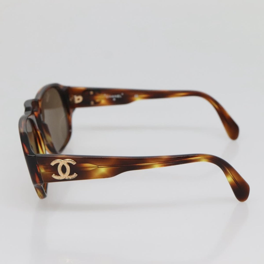 Chanel Logo Cc Sunglasses Plastic Brown Plastic Sunglasse Accessory