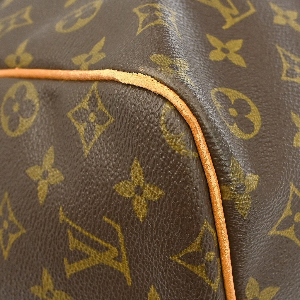 Louis Vuitton Keepall Bag Monogram Canvas Brown Canvas Travel Bag