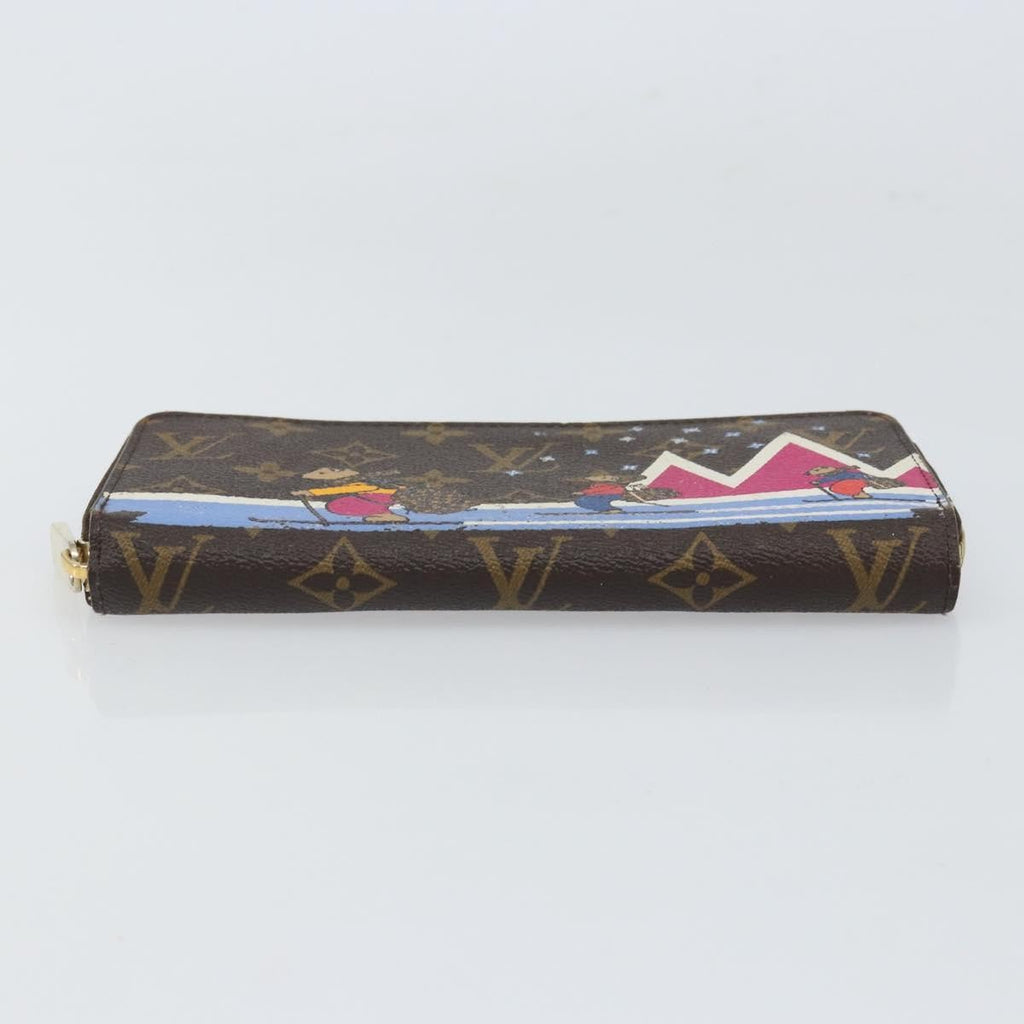 Louis Vuitton Zippy Wallet Canvas Brown Canvas Wallets Accessory