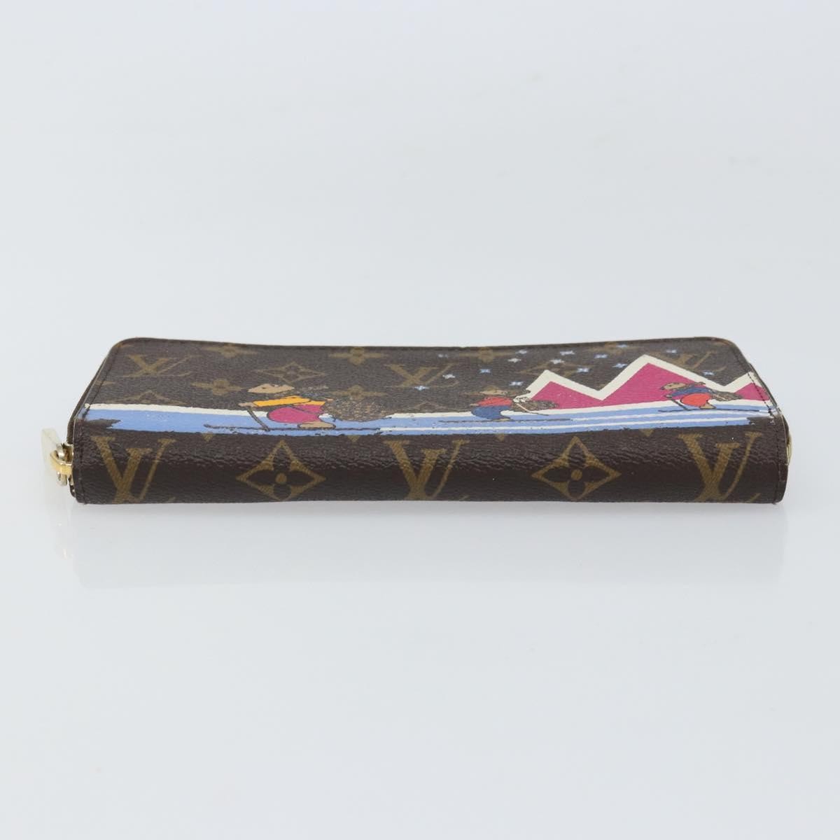 Louis Vuitton Zippy Wallet Canvas Brown Canvas Wallets Accessory
