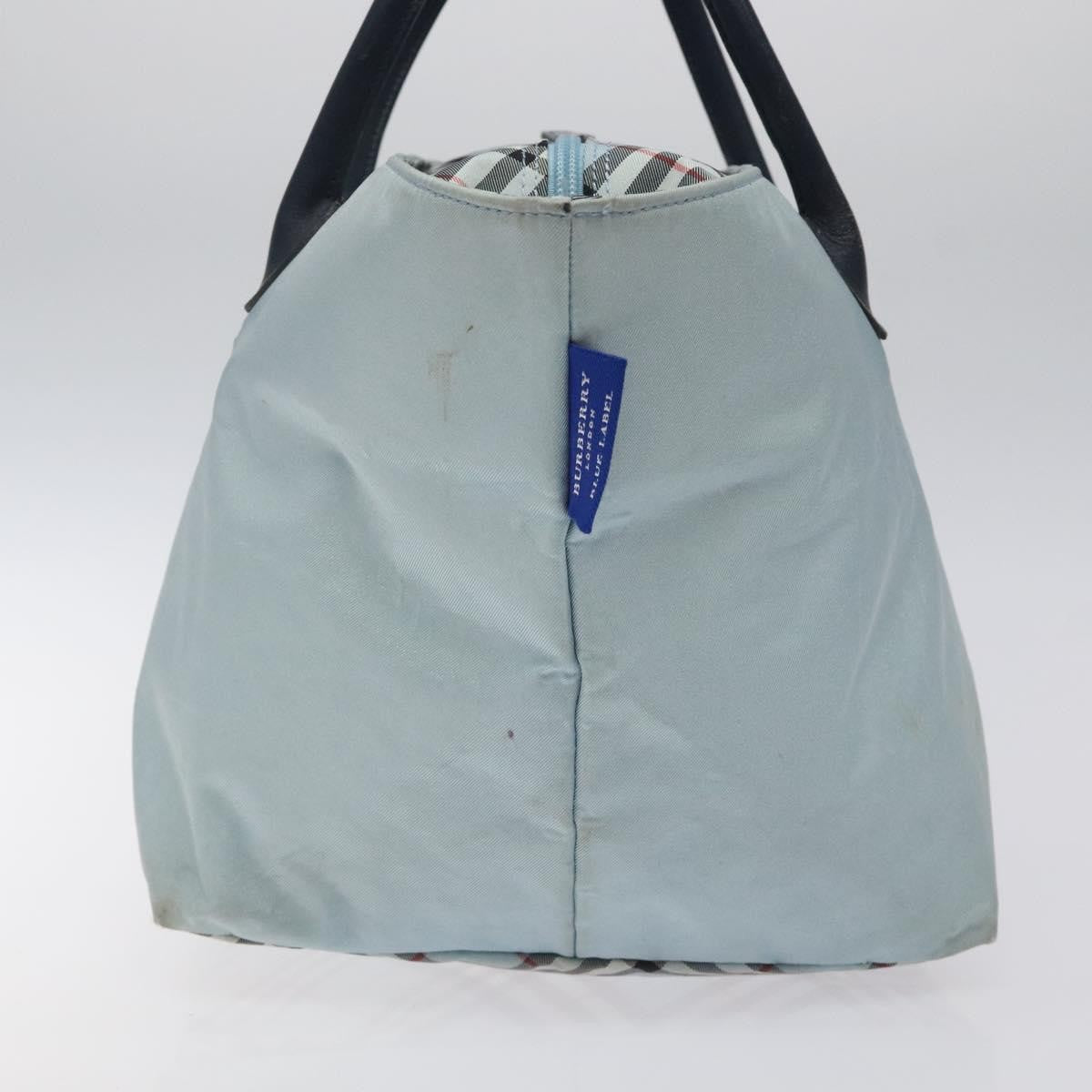 Burberry Nova Check Blue Label Nylon Blue Nylon Handbag