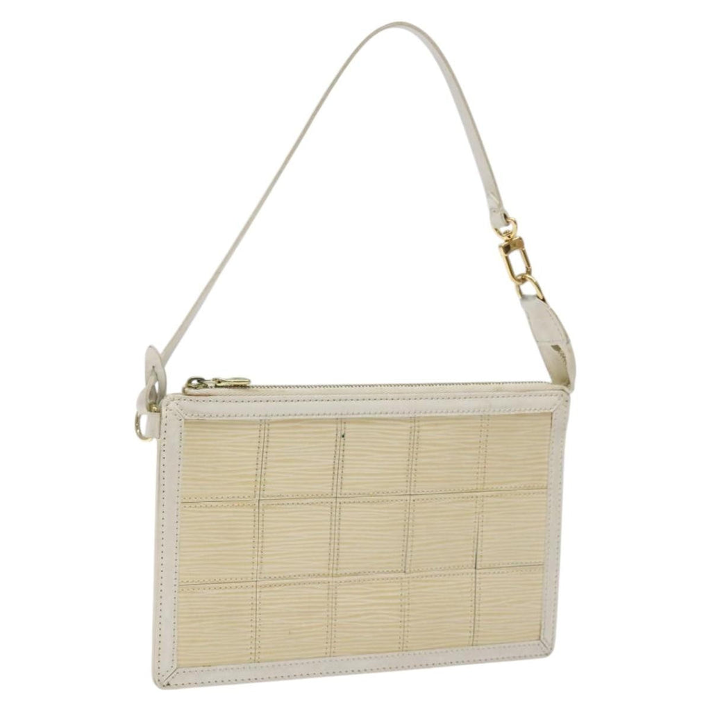 Louis Vuitton Delmonico Pochette Stretch Epi Leather Ecru Leather Clutche & Pouche Bag