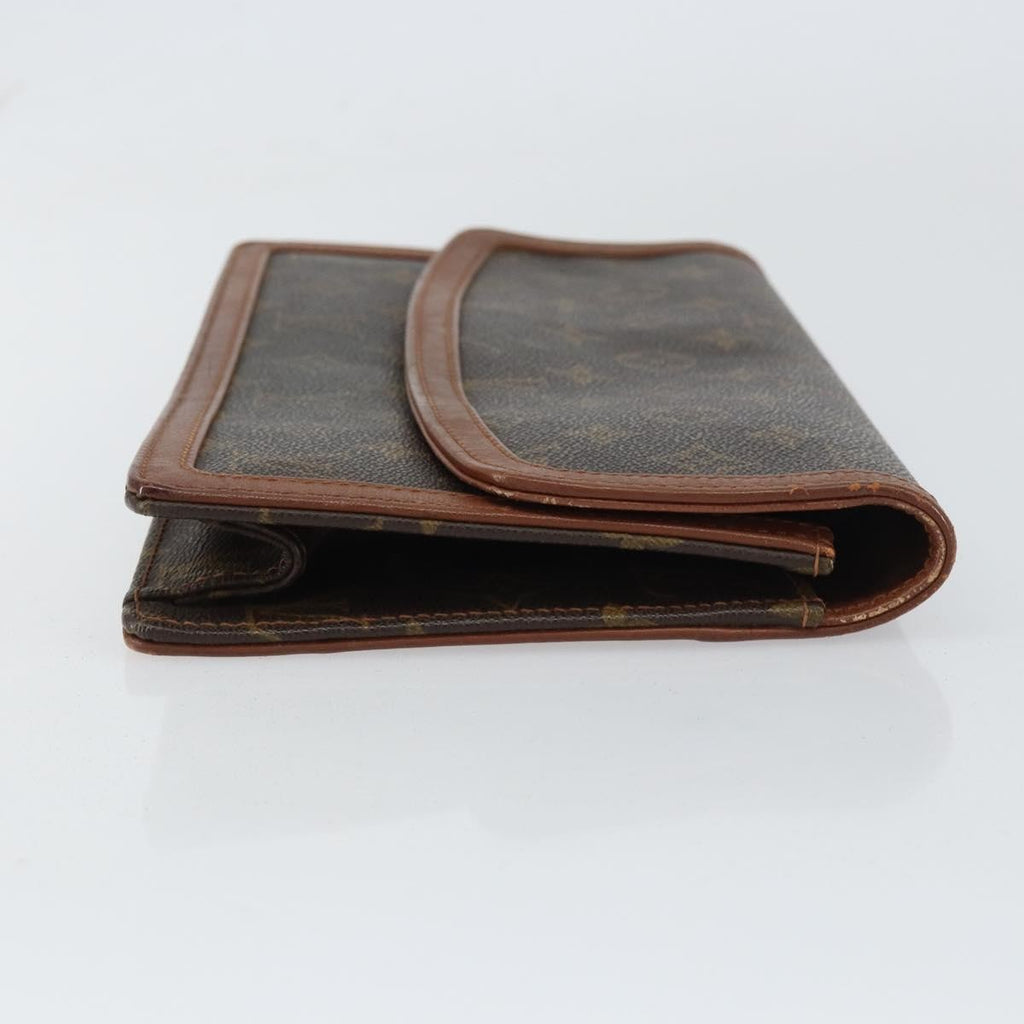 Louis Vuitton Dame Pochette Monogram Canvas Brown Canvas Clutche & Pouche Bag