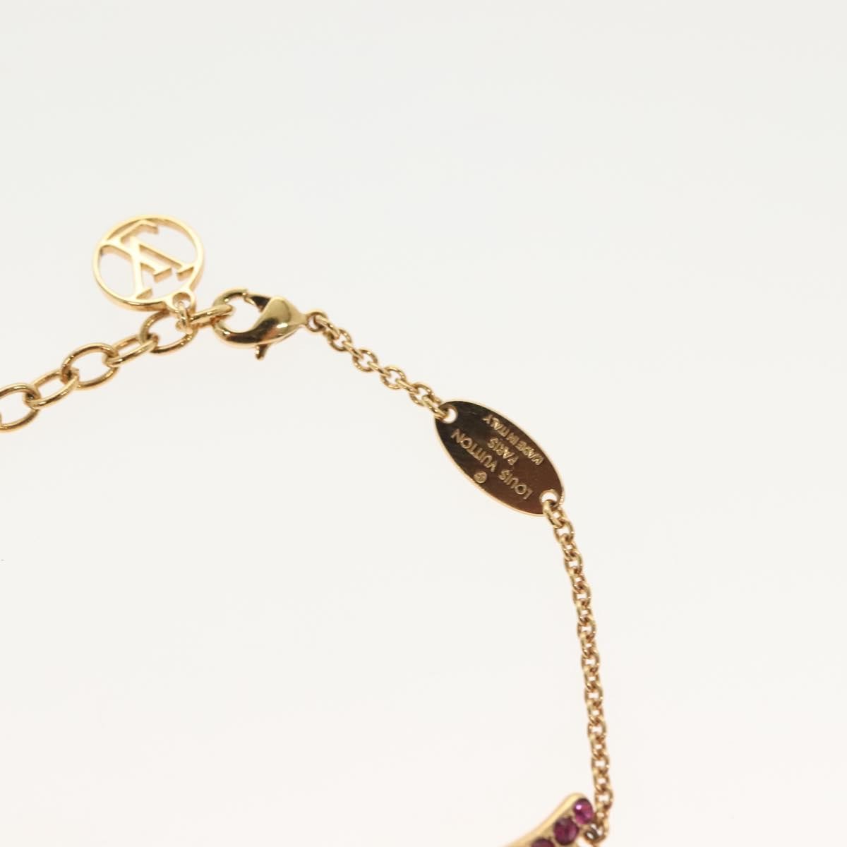 Louis Vuitton Essential V California Dreaming Bracelet Metal With Crystals Gold Metal Bracelet Jewelry