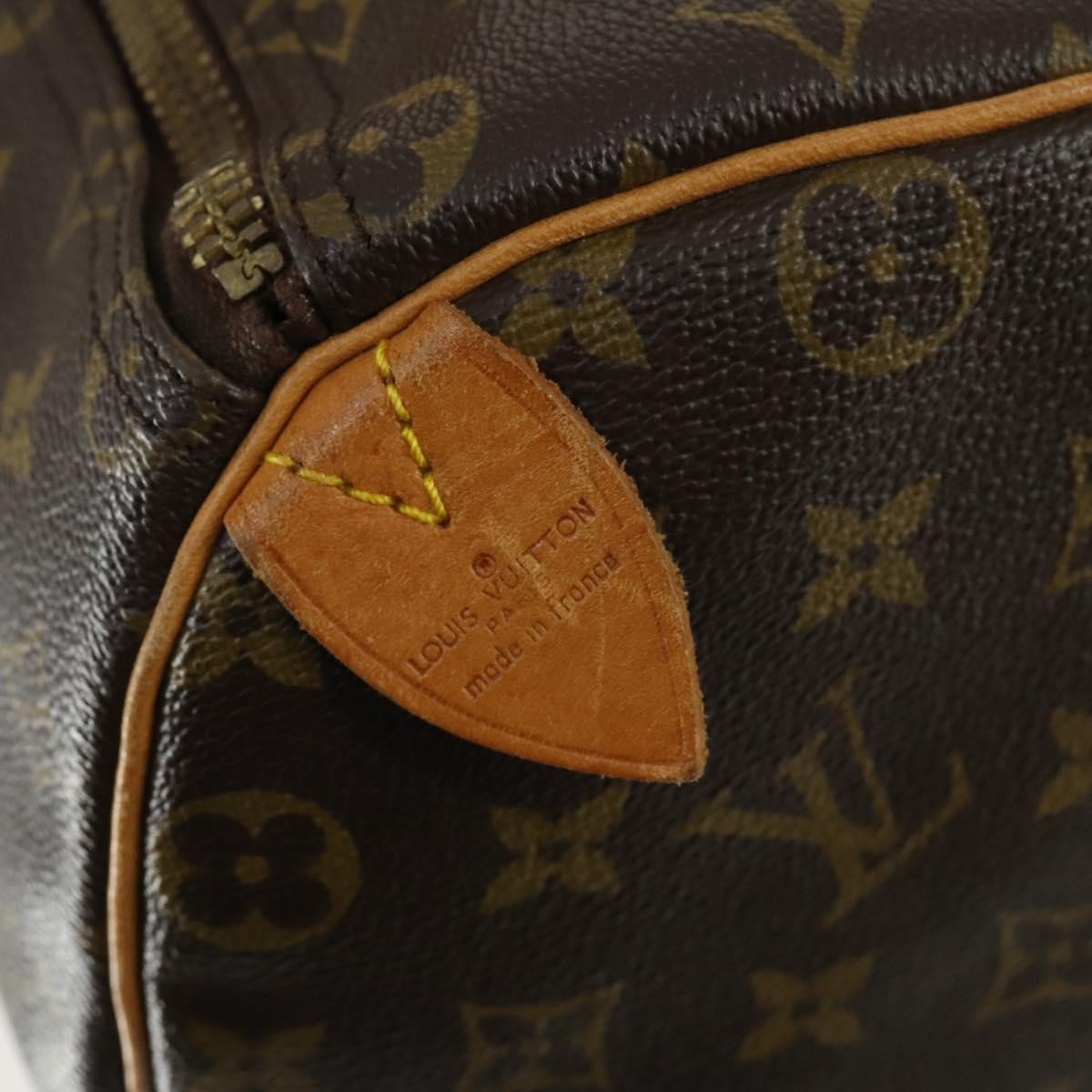 Louis Vuitton Keepall Bag Monogram Canvas Brown Canvas Travel Bag