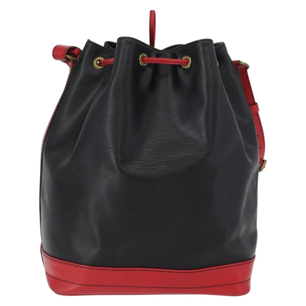 Louis Vuitton Bicolor Noe Handbag Epi Leather Black Leather Shoulder Bag