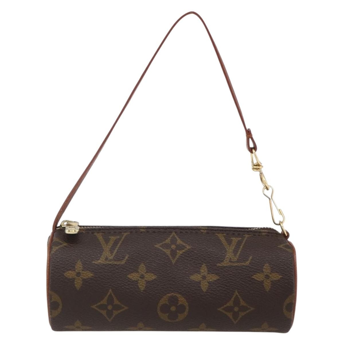 Louis Vuitton Papillon Pochette Monogram Canvas Brown Canvas Clutche & Pouche Bag