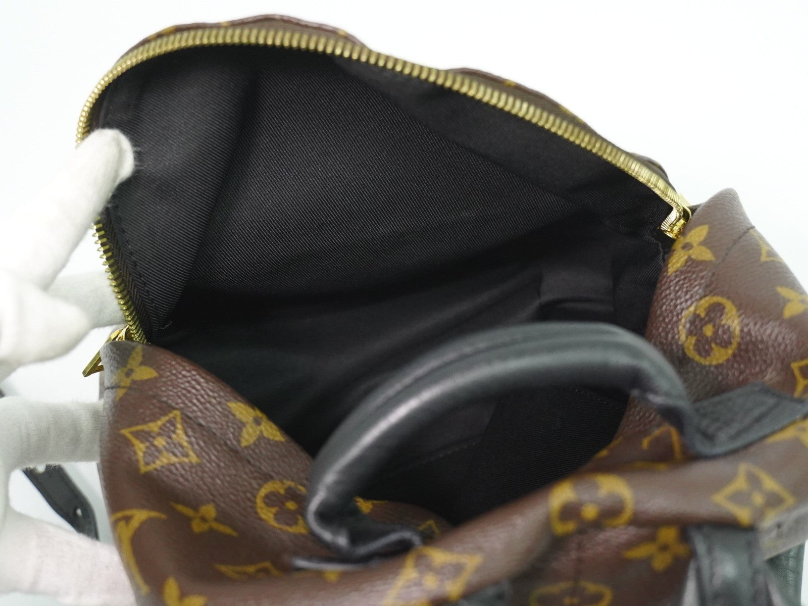 Louis Vuitton Palm Springs Backpack Monogram Canvas Brown Canvas Backpack Bag