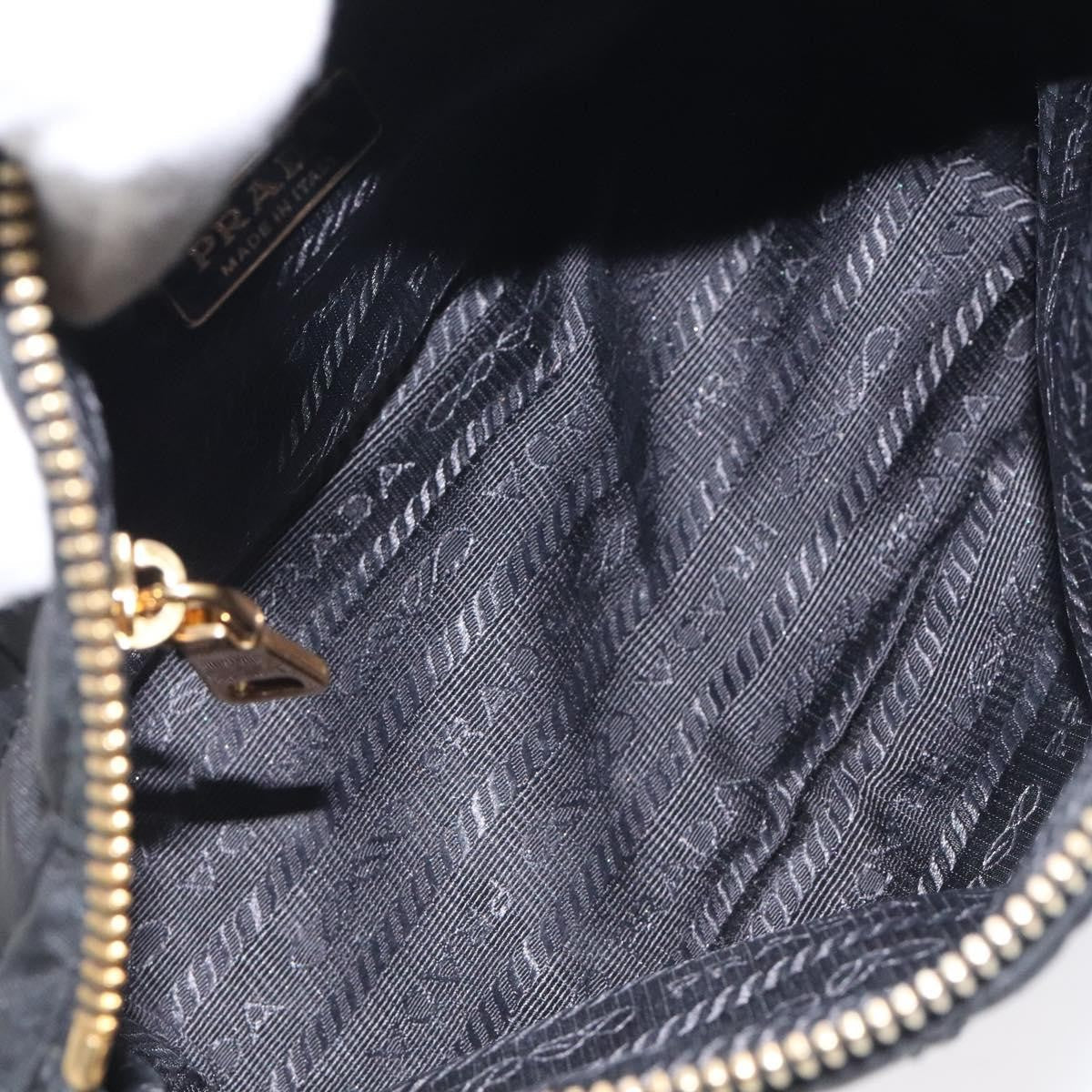 Prada Vintage Pouch Tessuto Gold Nylon Clutche & Pouche Bag