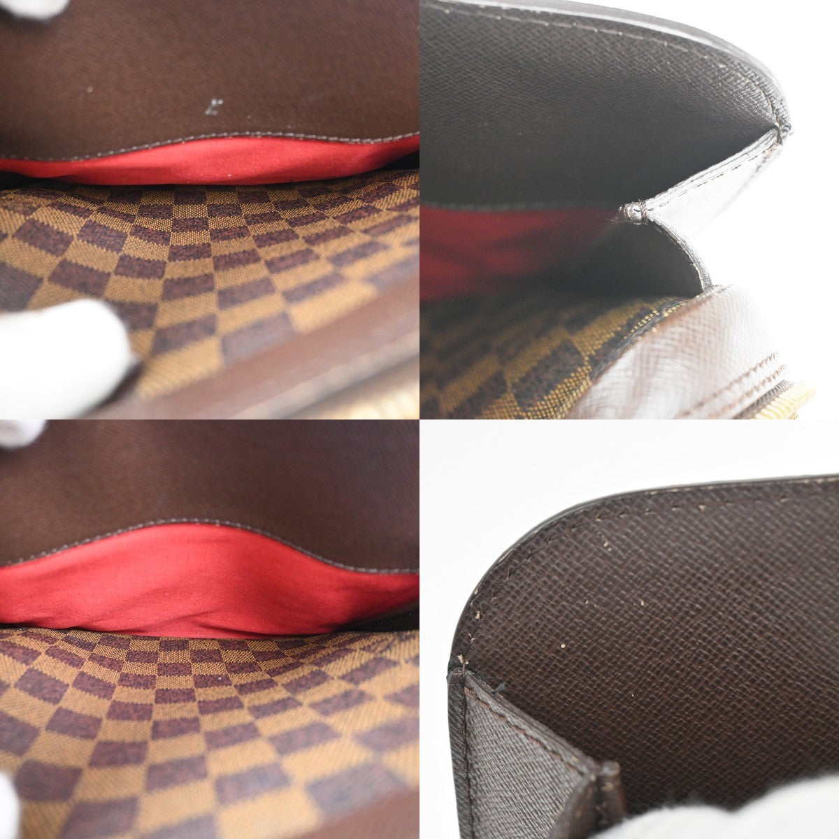 Louis Vuitton Triana Bag Damier Brown Canvas Handbag