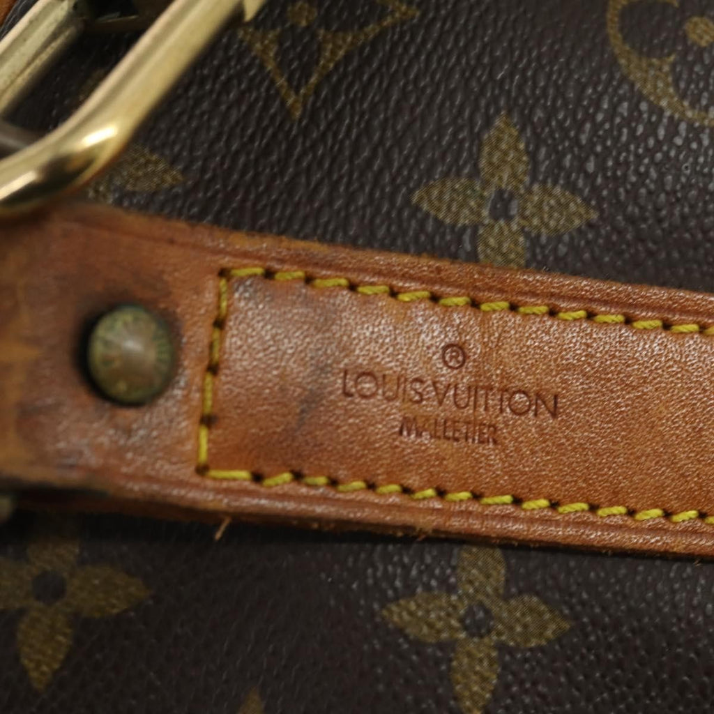 Louis Vuitton Keepall Bandouliere Bag Monogram Canvas Brown Canvas Travel Bag