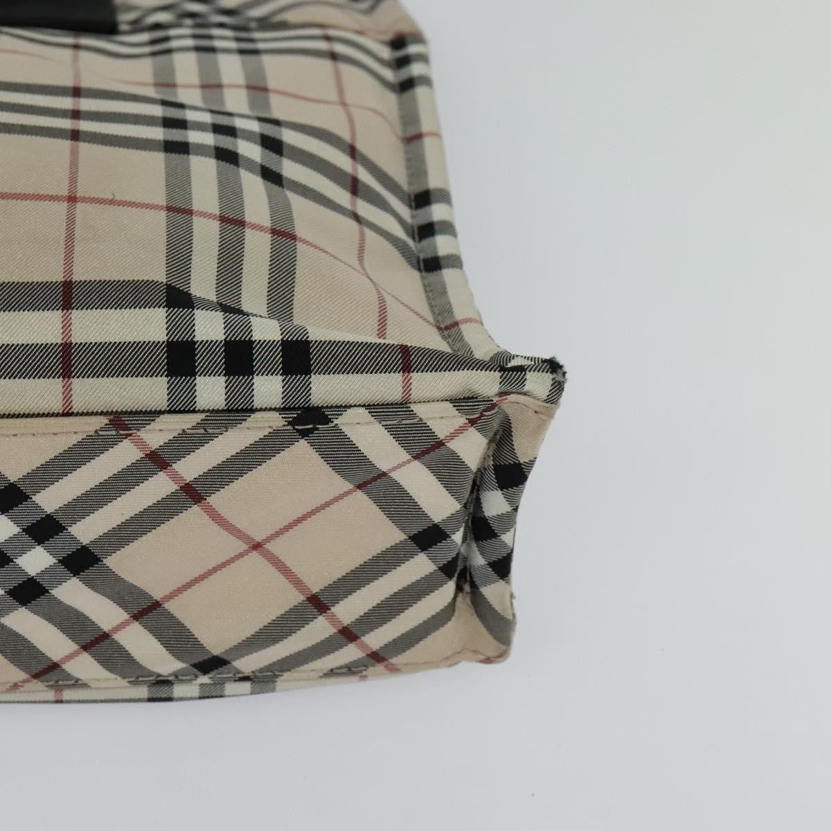 Burberry Nova Check Blue Label Nylon Beige Nylon Tote Bag
