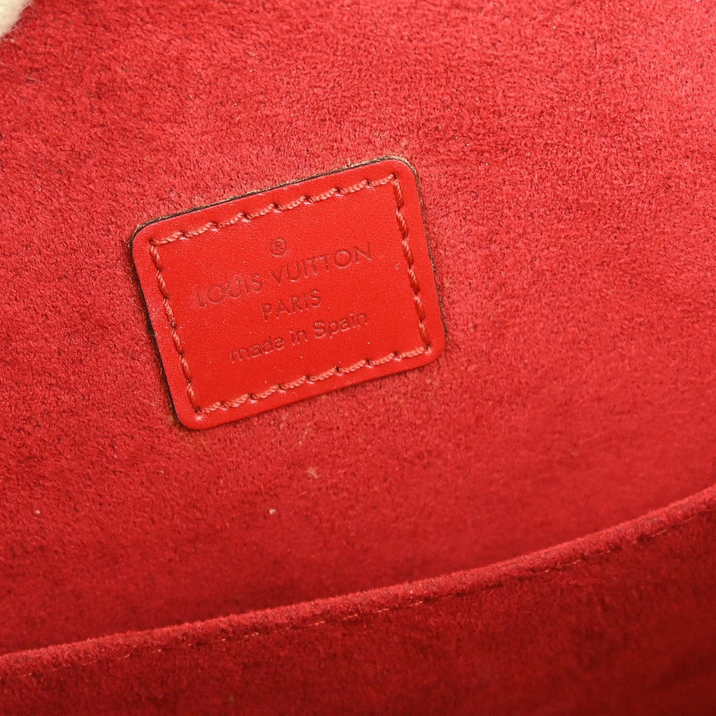 Louis Vuitton Voltaire Handbag Epi Leather Red Leather Shoulder Bag