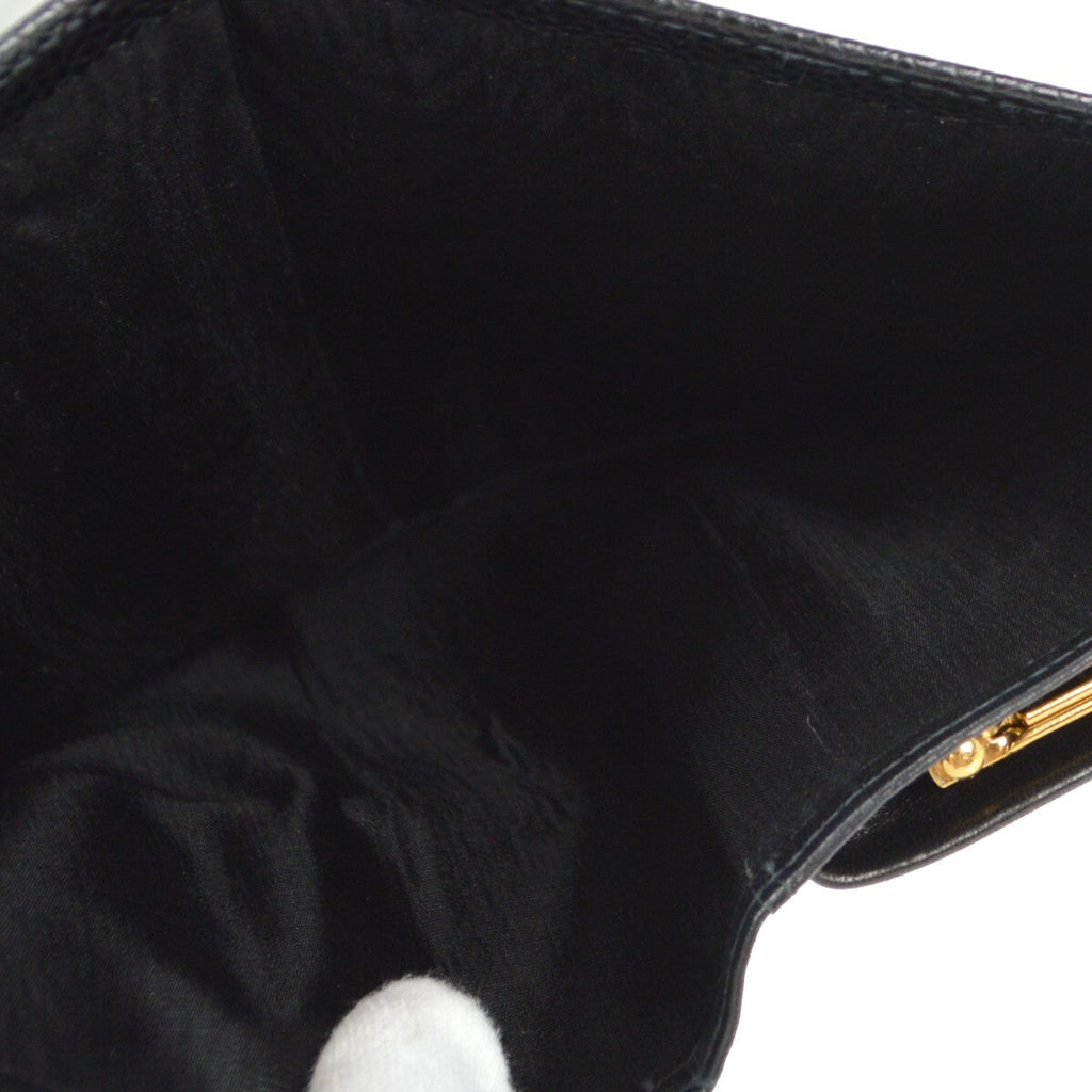 Chanel Timeless Cc French Wallet Caviar Black Leather Wallets Accessory