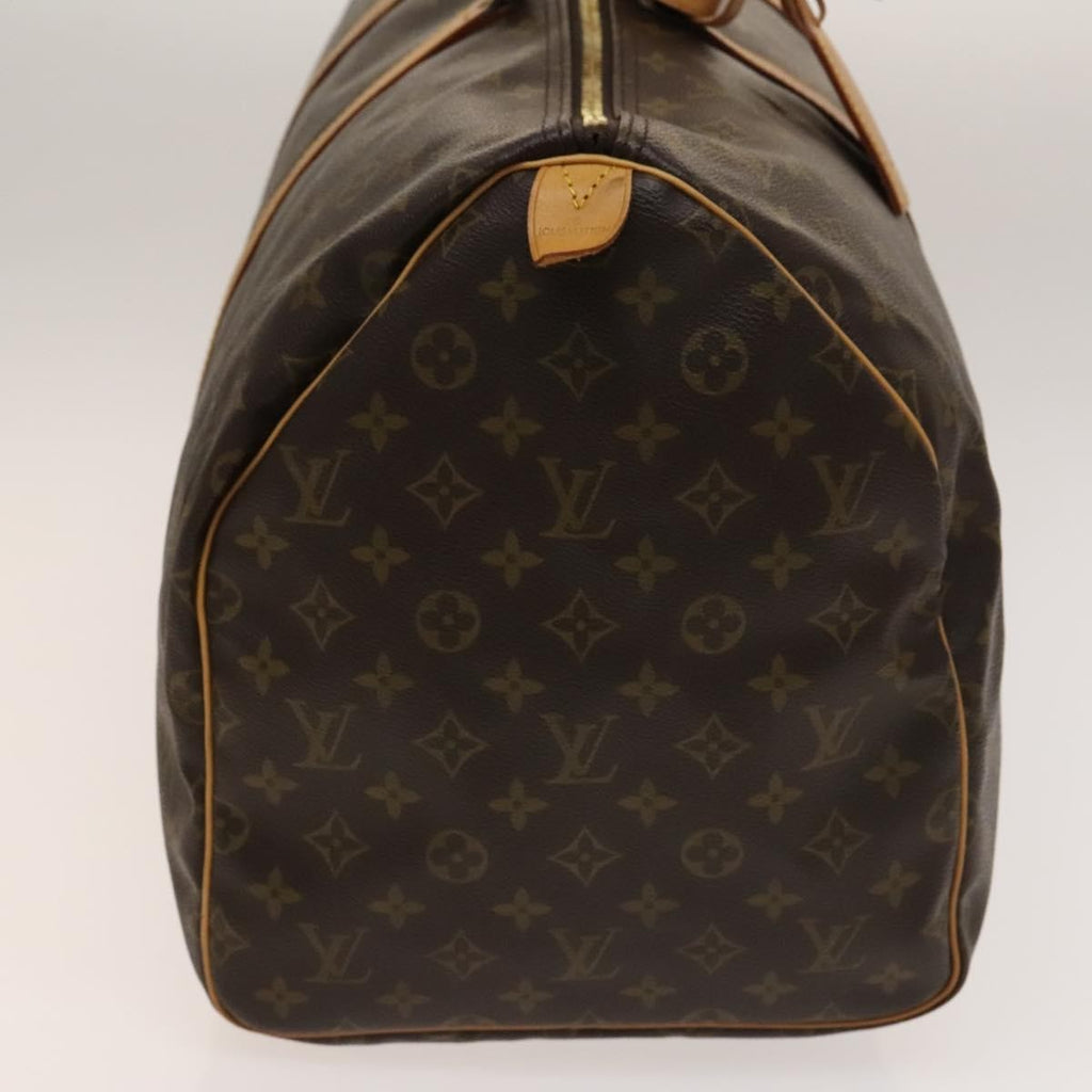 Louis Vuitton Keepall Bag Monogram Canvas Brown Canvas Travel Bag
