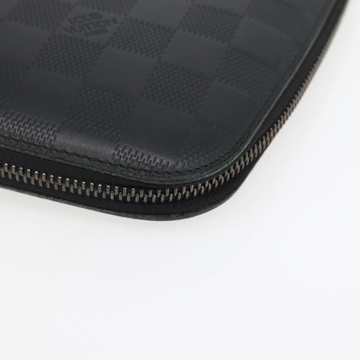 Louis Vuitton Organiser Atholl Leather Black Leather Bag