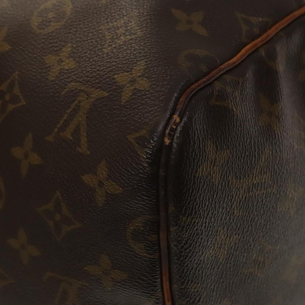 Louis Vuitton Keepall Bag Monogram Canvas Brown Canvas Travel Bag