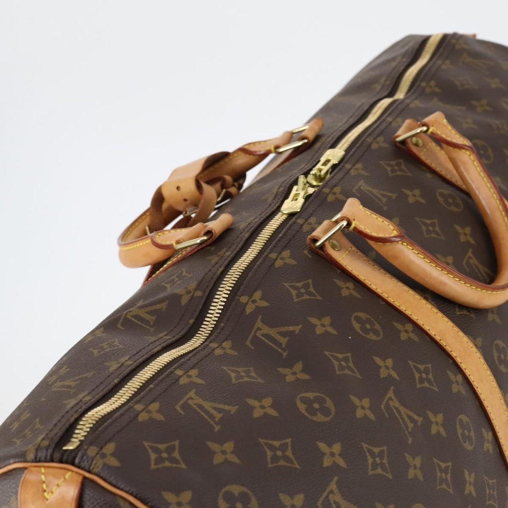 Louis Vuitton Keepall Bag Monogram Canvas Brown Canvas Travel Bag