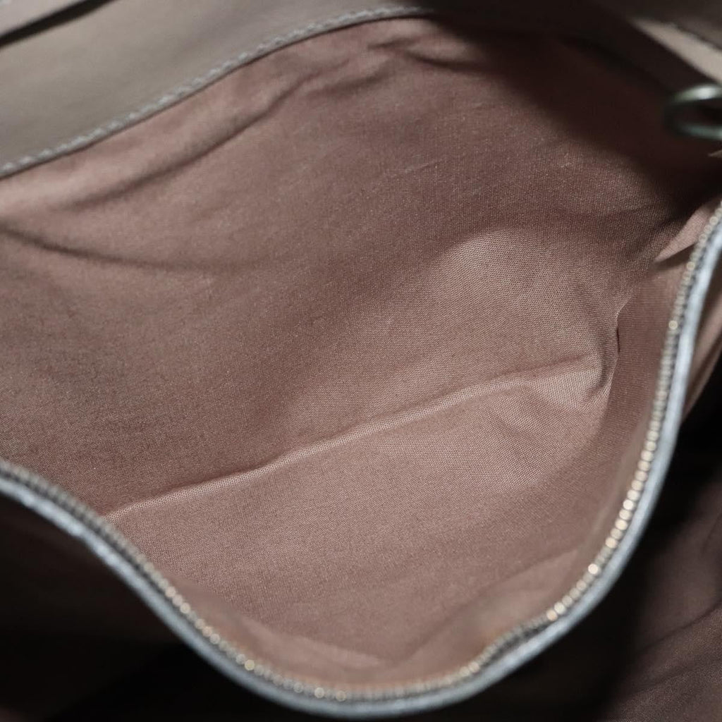Bottega Veneta Vintage Flap Shoulder Bag Intrecciato Leather Gray Leather Shoulder Bag Bag
