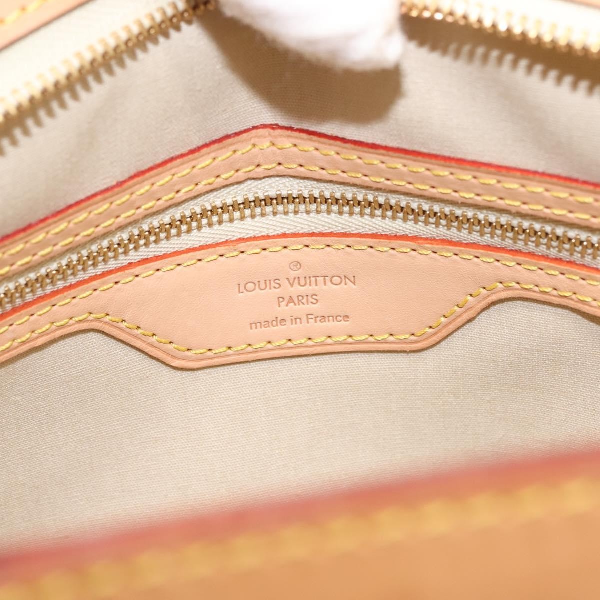 Louis Vuitton Brea Handbag Monogram Vernis Beige Patent_Leather Bag