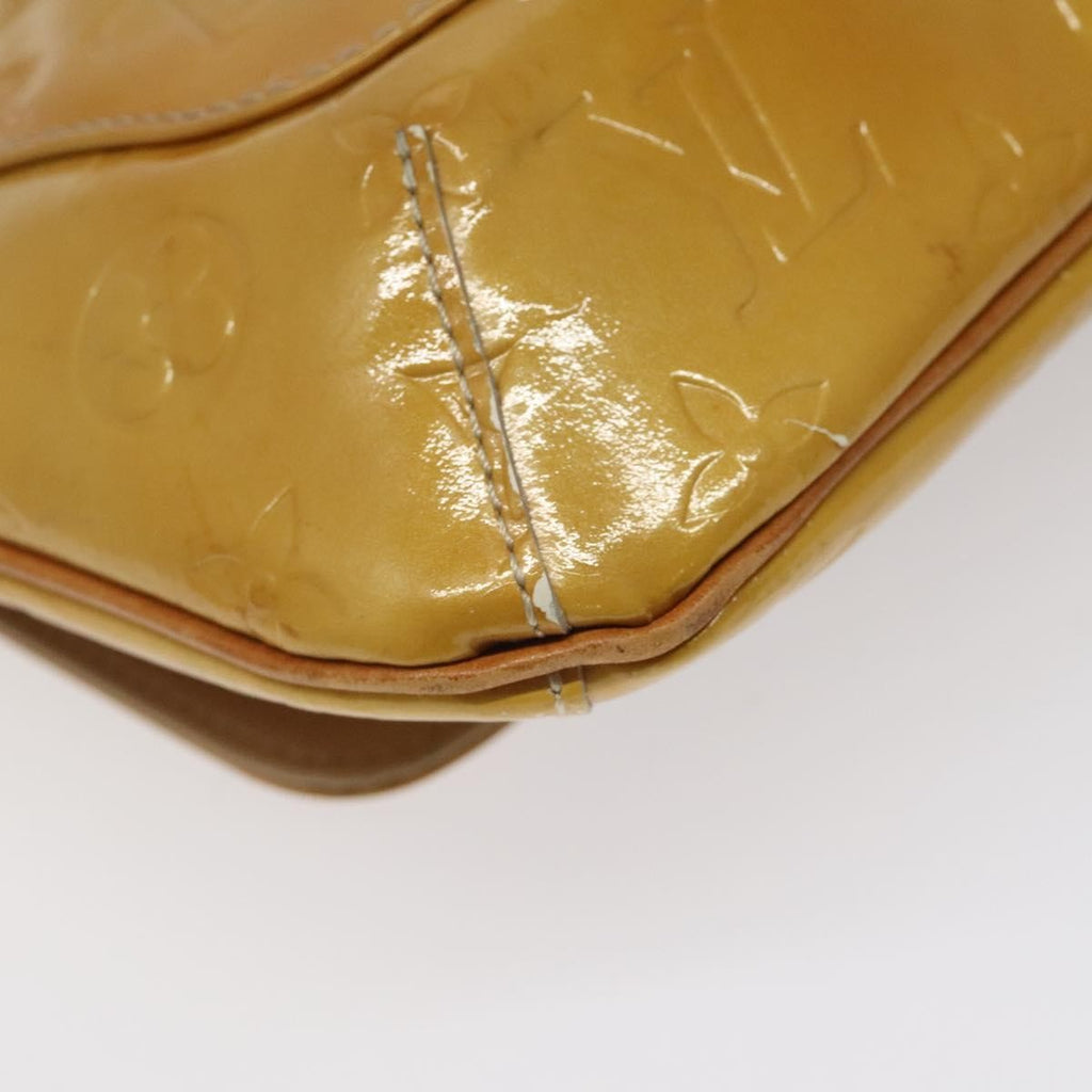 Louis Vuitton Thompson Street Handbag Monogram Vernis Beige Patent_Leather Bag