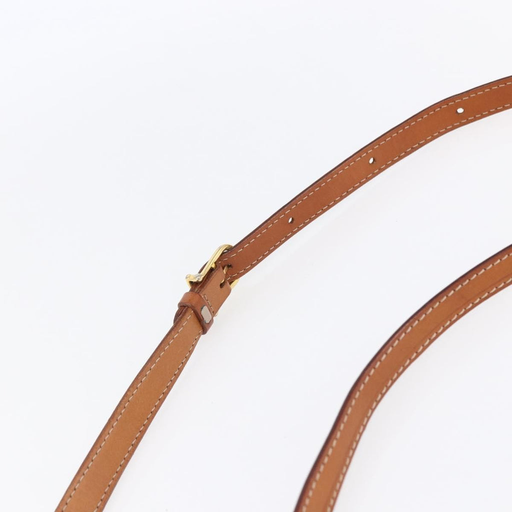 Celine Vintage Macadam Shoulder Bag Canvas And Leather Brown Canvas Shoulder Bag Bag