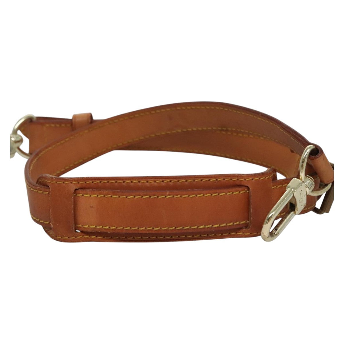 Louis Vuitton Adjustable Shoulder Strap Vachetta Leather Beige Leather Straps Accessory