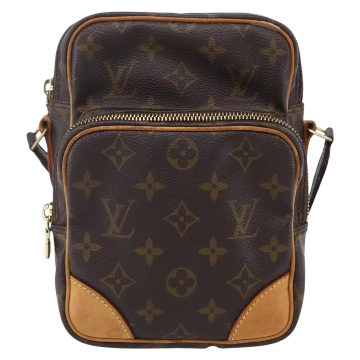 Louis Vuitton Amazone Bag Monogram Canvas Brown Canvas Shoulder Bag