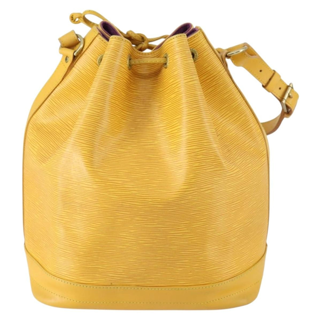 Louis Vuitton Noe Handbag Epi Leather Yellow Leather Shoulder Bag