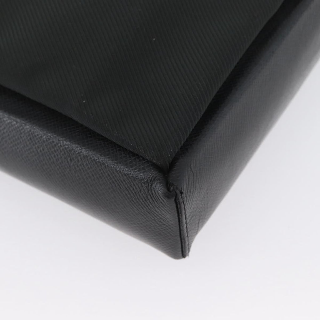 Louis Vuitton Sayan Messenger Bag Taiga Leather And Canvas Black Leather Shoulder Bag