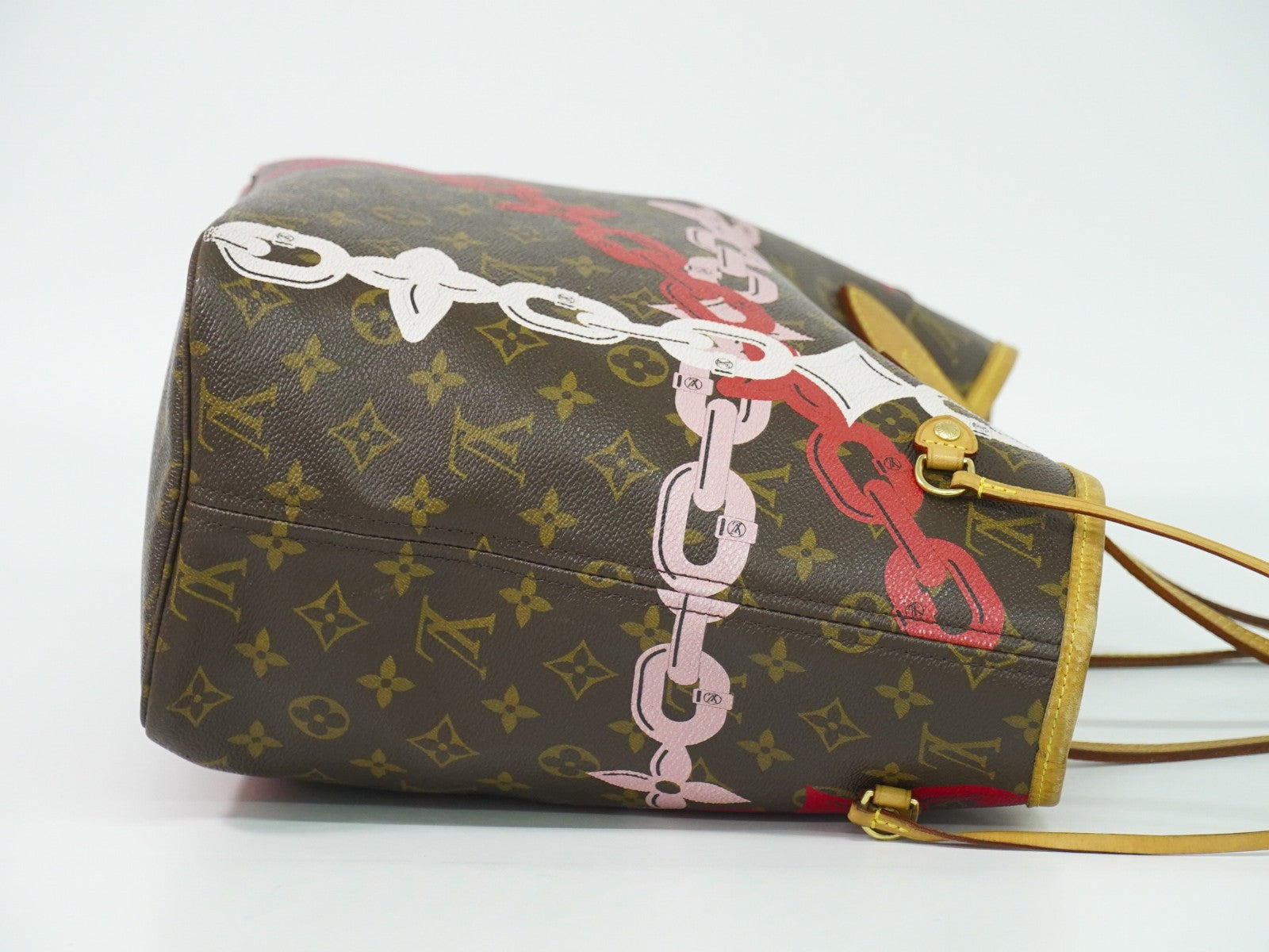 Louis Vuitton Neverfull Nm Tote Limited Edition Bay Monogram Canvas Brown Canvas Tote Bag