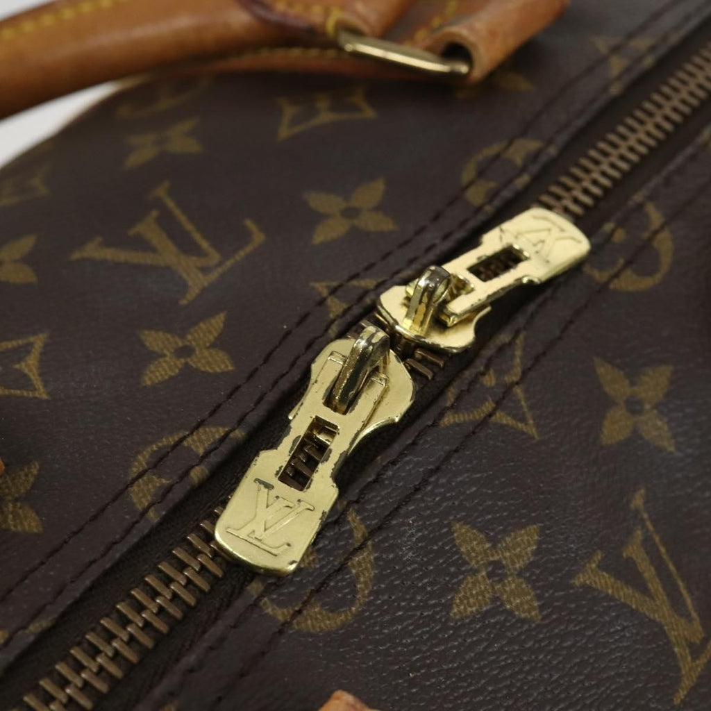 Louis Vuitton Keepall Bandouliere Bag Monogram Canvas Brown Canvas Travel Bag