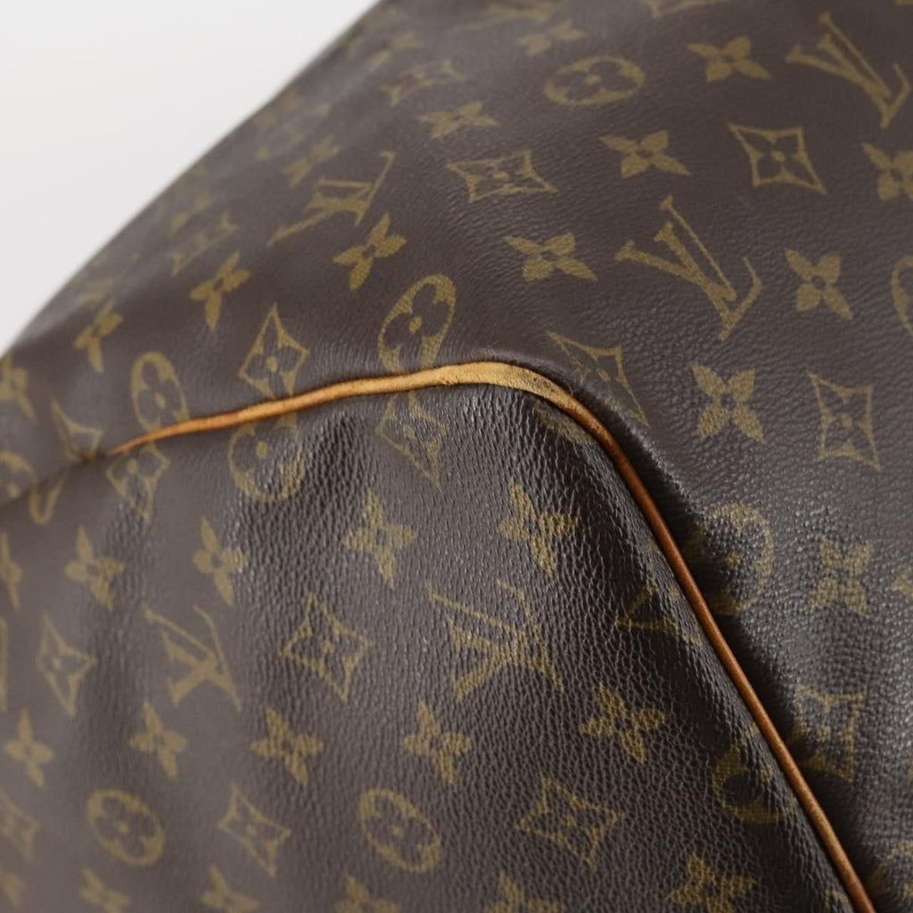 Louis Vuitton Keepall Bag Monogram Canvas Brown Canvas Travel Bag