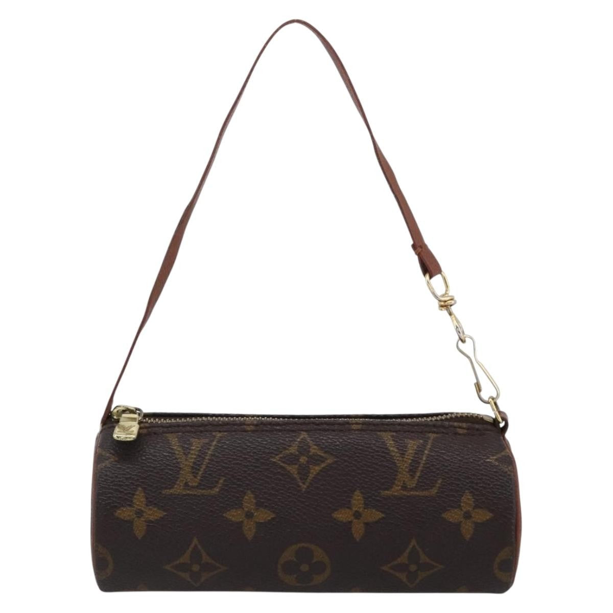 Louis Vuitton Papillon Pochette Monogram Canvas Brown Canvas Clutche & Pouche Bag