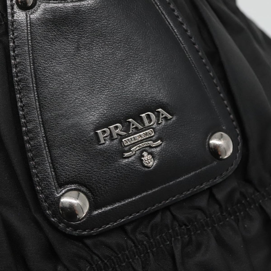 Prada Gaufre Tote Tessuto Black Nylon Bag