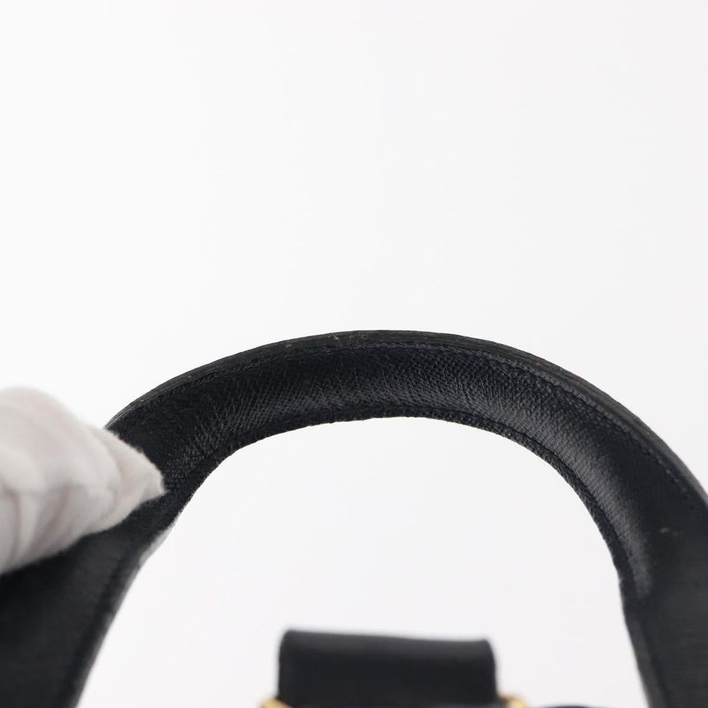 Prada Buckle Backpack Quilted Tessuto Navy Nylon Backpack Bag