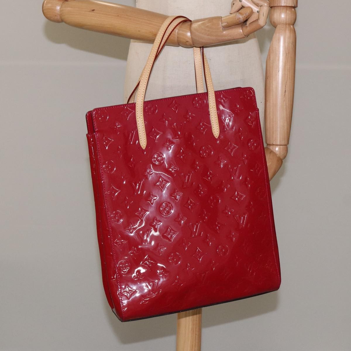 Louis Vuitton Catalina Handbag Monogram Vernis Pink Patent_Leather Bag
