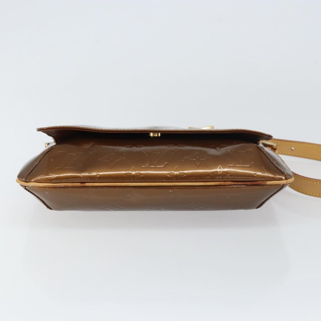 Louis Vuitton Thompson Street Handbag Monogram Vernis Brown Patent_Leather Shoulder Bag