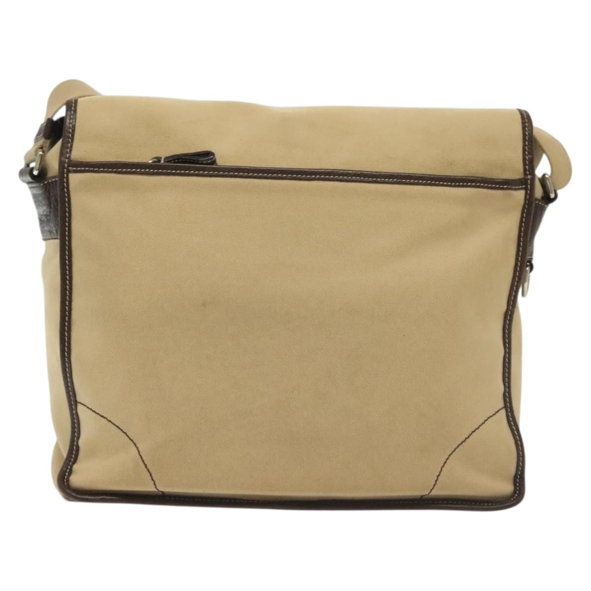 Prada Vintage Shoulder Bag Canvas Beige Canvas Shoulder Bag Bag